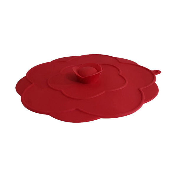 Large Silicone Lid Ø 29cm | Red