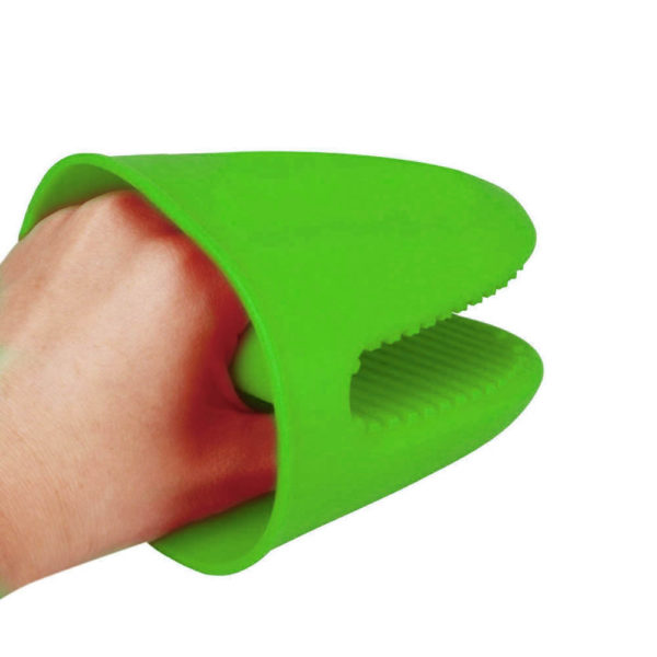 Medium silicone oven mitt | Green