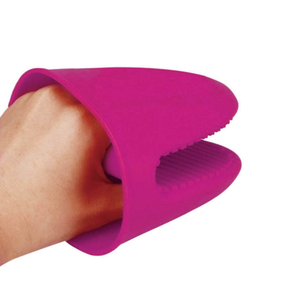 Medium silicone oven mitt | Purple