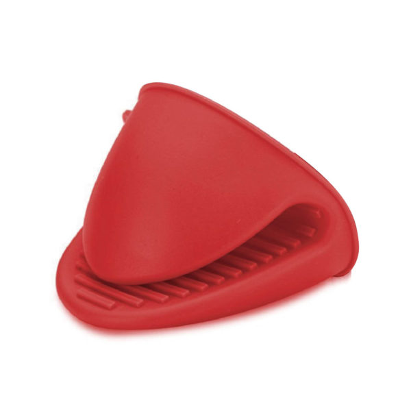 Medium silicone oven mitt | Red