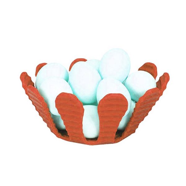 Silicone foldable fruit basket | Red