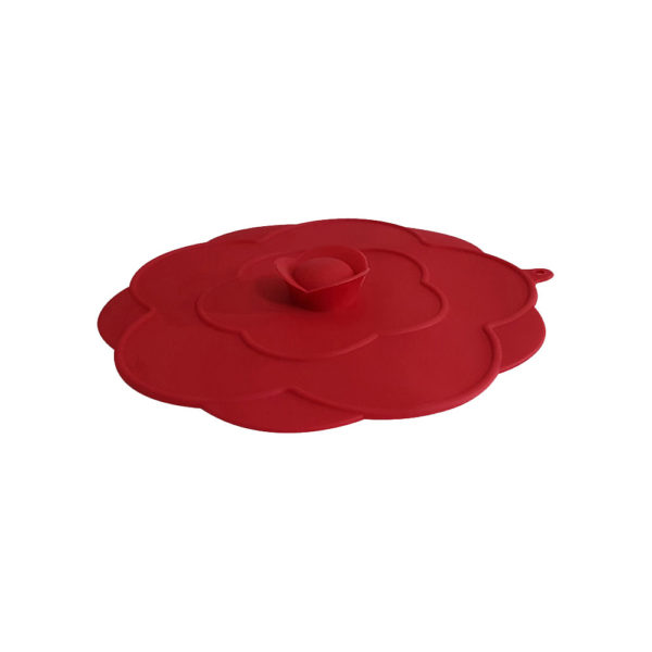 Medium Silicone Lid Ø 25cm – Red
