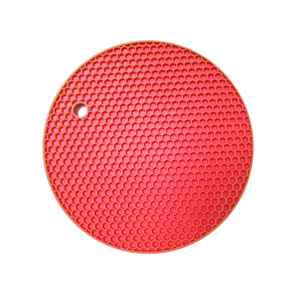 Dessous de plat multifonction en silicone | Rouge