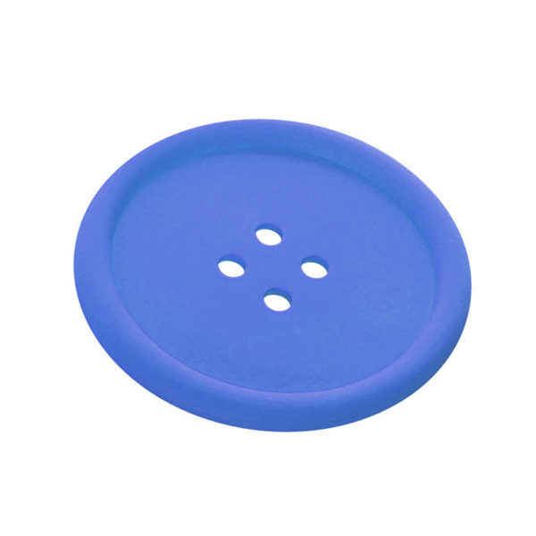 2 Soucoupes bouton pour tasse | Bleu