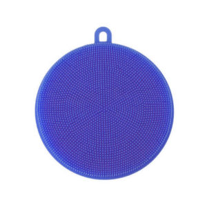 Éponge magique ronde en silicone | Bleu
