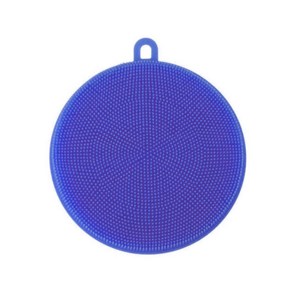 Éponge magique ronde en silicone | Bleu