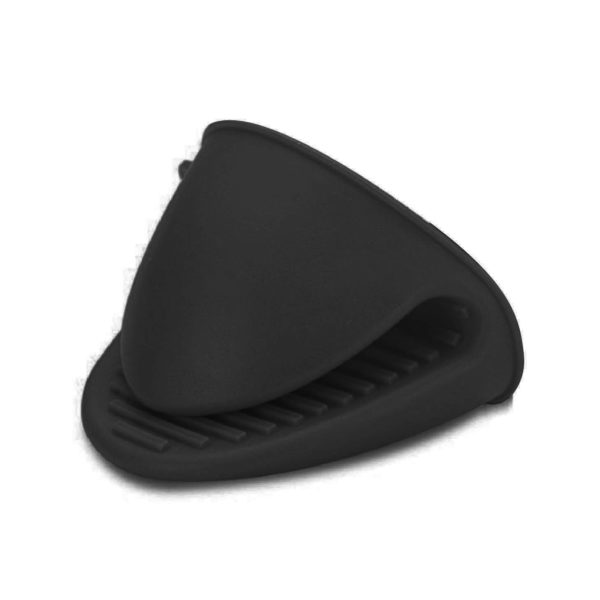 Medium silicone oven mitt | Black