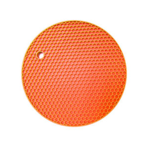 Dessous de plat multifonction en silicone | Orange