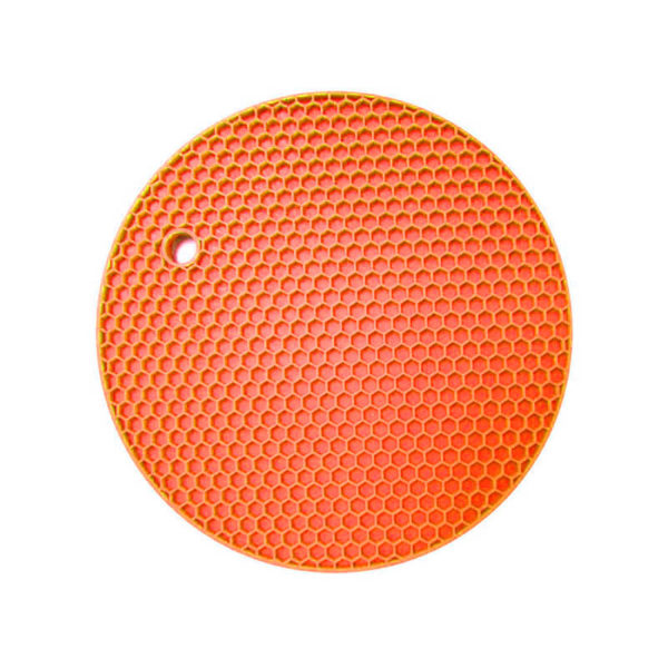 Dessous de plat multifonction en silicone | Orange