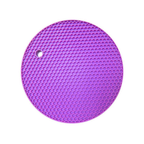 Dessous de plat multifonction en silicone | Violet