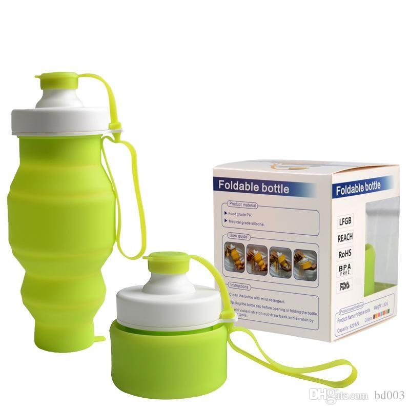 Smart collapsible bottle | Green - www.zunik.fr - Yannick