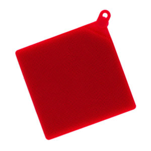 Multifunction silicone cleaning sponge | Red