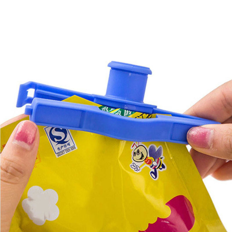 Clip de fermeture de sachet avec bec verseur | Bleu - www.zunik.fr ...
