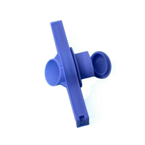 Bag closure clip with spout | Blue