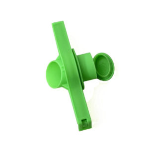 Bag closure clip with spout | Green