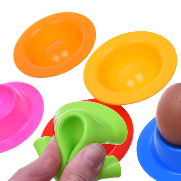 Coquetier ventouse en silicone | Orange