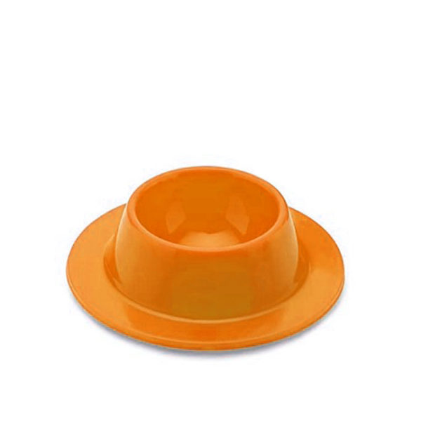 Coquetier ventouse en silicone | Orange