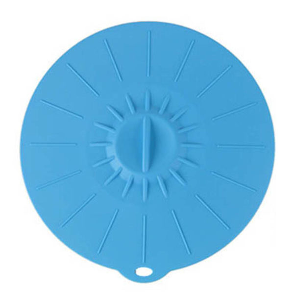 Very large silicone lid Ø 30cm | Blue