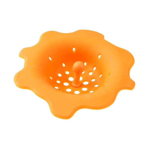 Colorful silicone sink filter | Orange