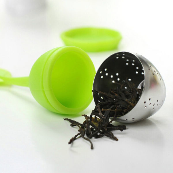 Leaf shaped tea infuser | Yellow