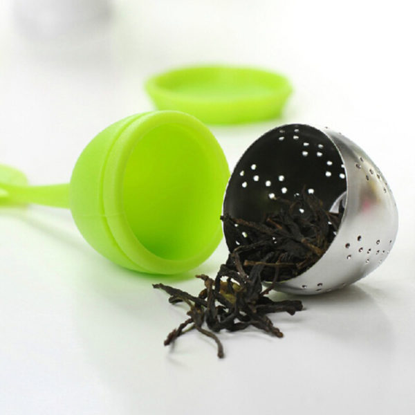 Leaf shaped tea infuser | Red