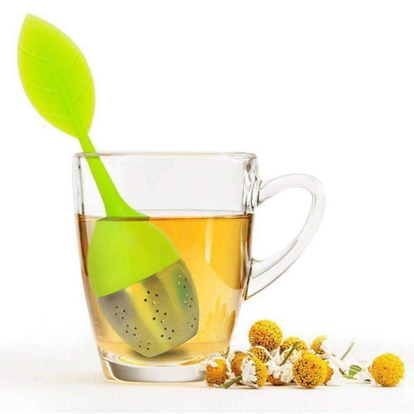 Leaf shaped tea infuser | Pink