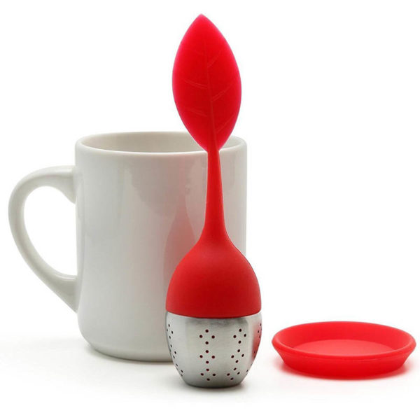 Leaf shaped tea infuser | Yellow