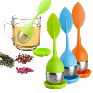 Leaf shaped tea infuser | Orange