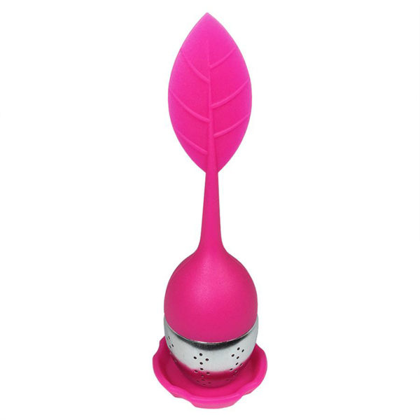 Leaf shaped tea infuser | Pink