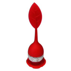 Leaf shaped tea infuser | Red