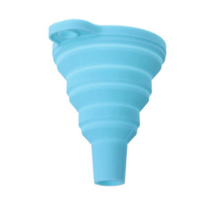 Mini foldable silicone funnel | Blue