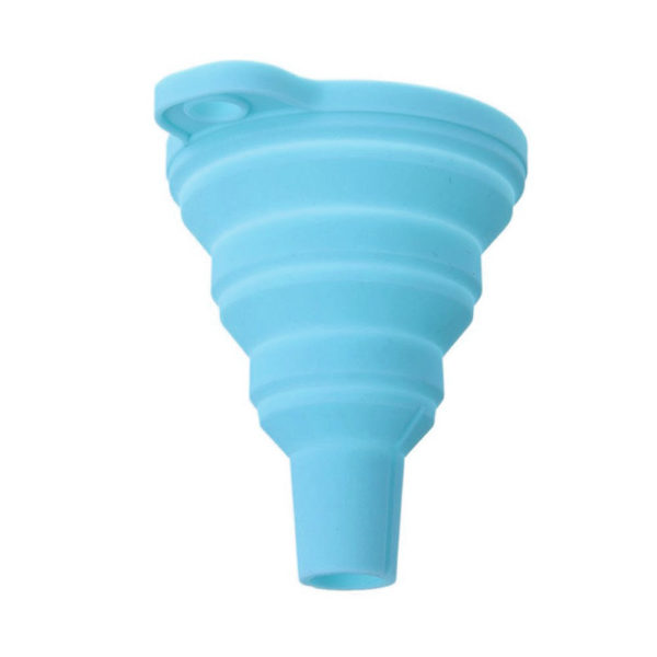 Mini foldable silicone funnel | Blue