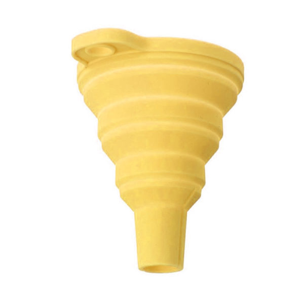Mini foldable silicone funnel | Yellow