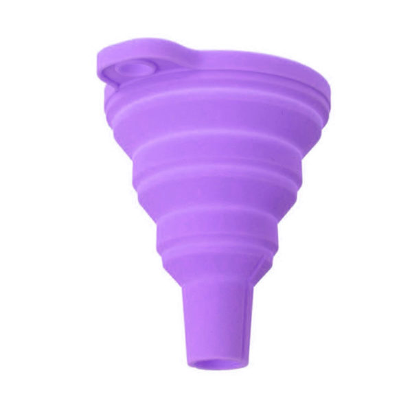 Mini foldable silicone funnel | Violet