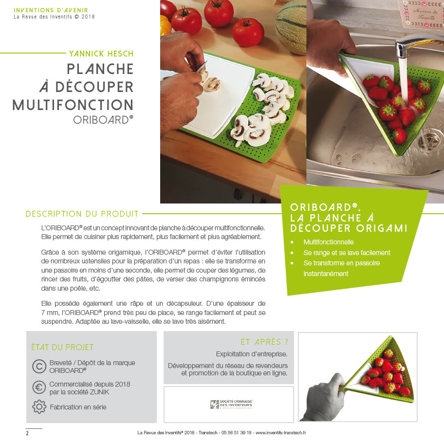 Oriboard dans la Revue des Inventifs 2018 Oriboard dans la Revue des Inventifs 2018