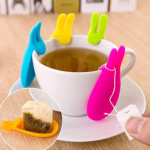 Funny tea bag holder | Yellow