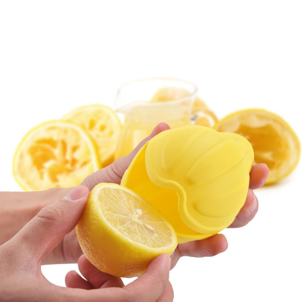 Presse-citron en silicone | Jaune
