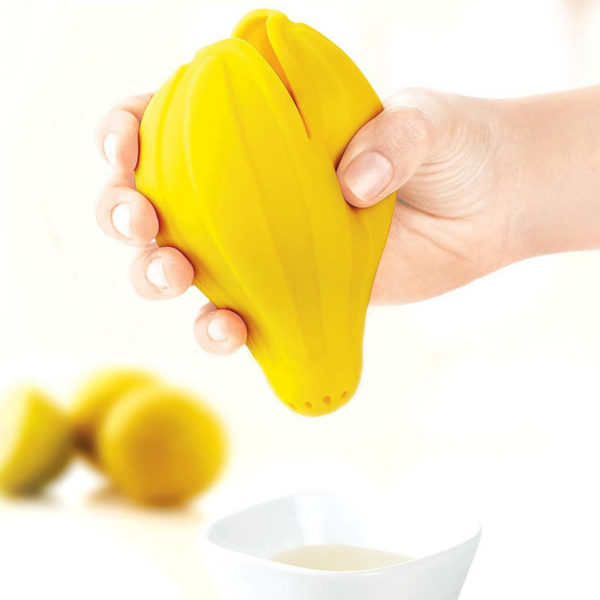 Lemon shape squeezer | Yellow