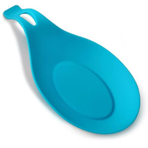 Porte-cuillère en silicone | Bleu