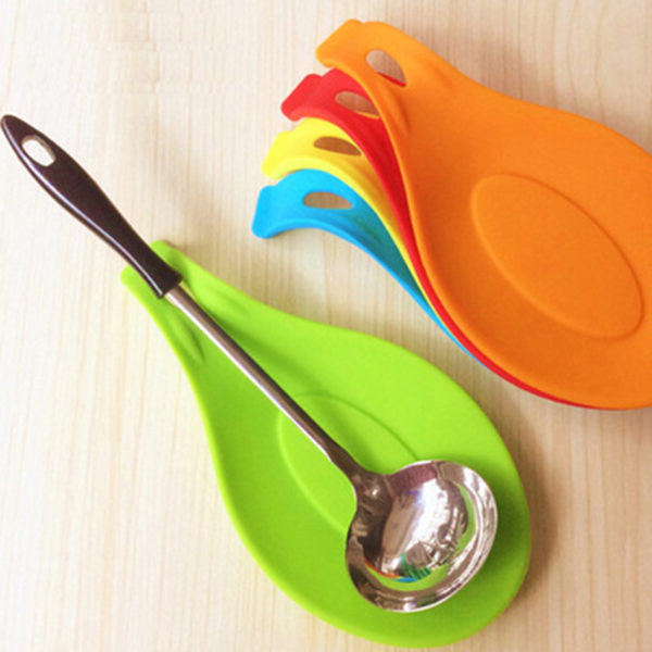 Silicone spoon holder | Green
