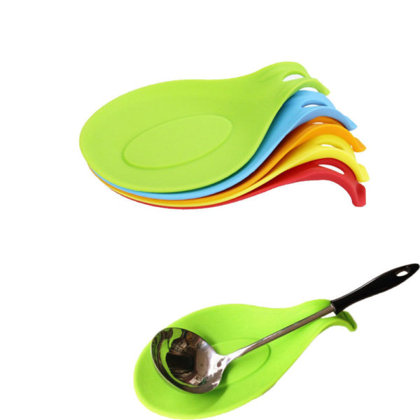 Silicone spoon holder | Green