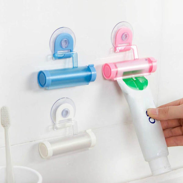 Rolling toothpaste squeezer | White