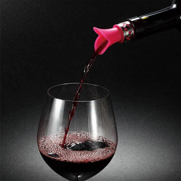 Flower shape wine stop | Pink