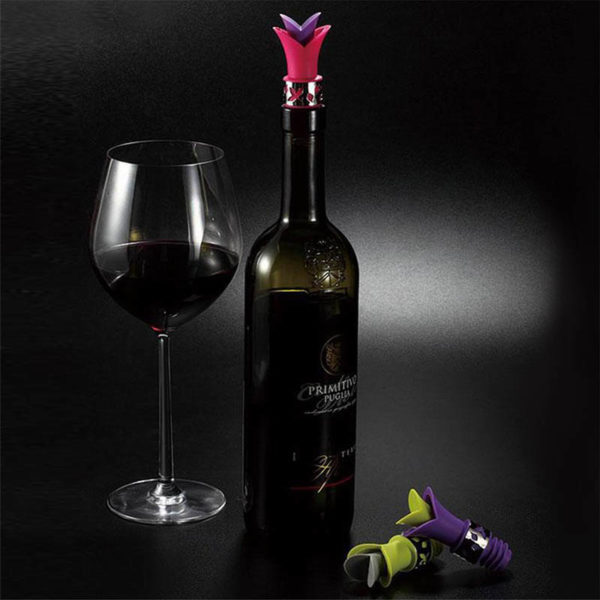 Flower shape wine stop | Pink