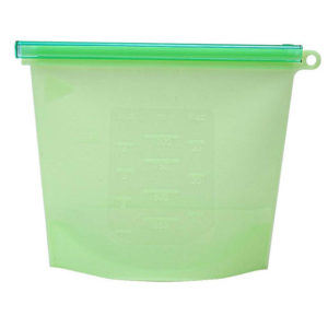 Sac de rangement durable en silicone | Vert