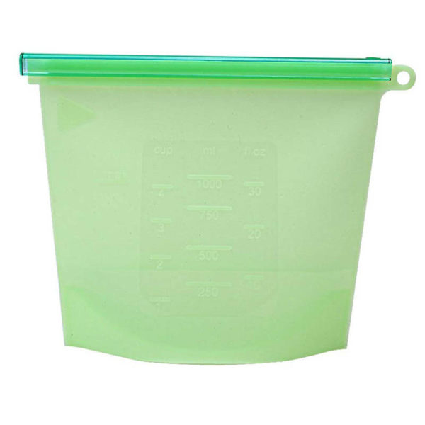 Durable Silicone Storage Bag | Green