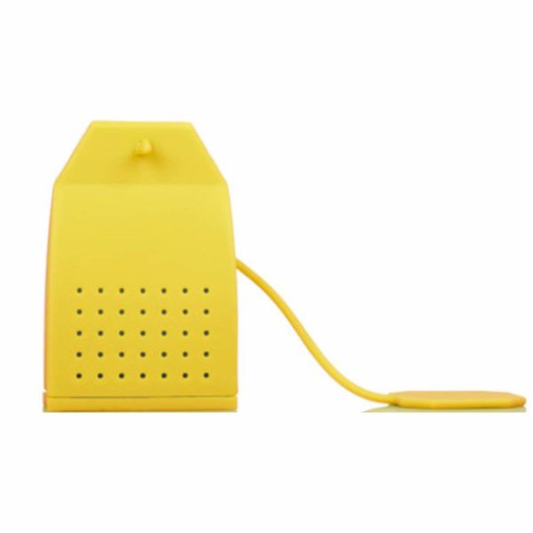 Silicone colorful tea bag | Yellow