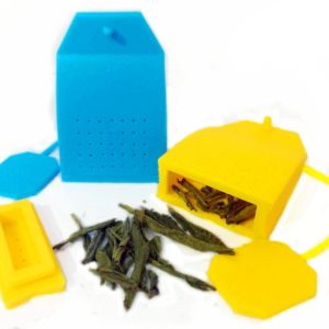 Sachet de thé coloré en silicone | Jaune
