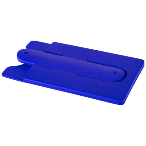 Support de téléphone et de cartes en silicone | Bleu