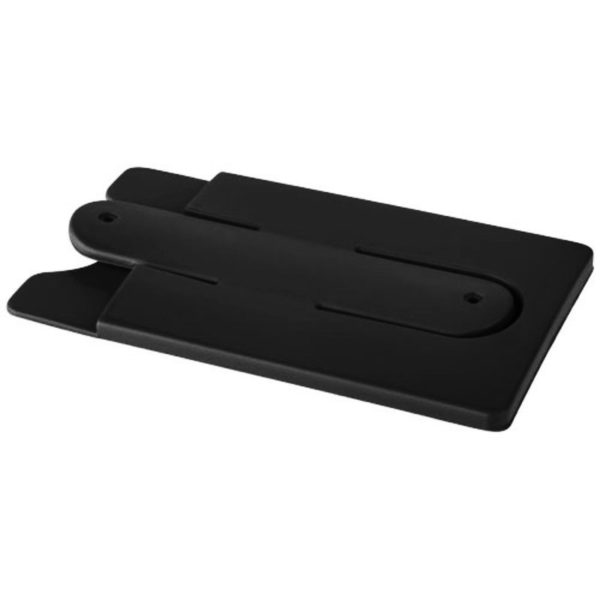 Silicone card U-shape phone holder | Black